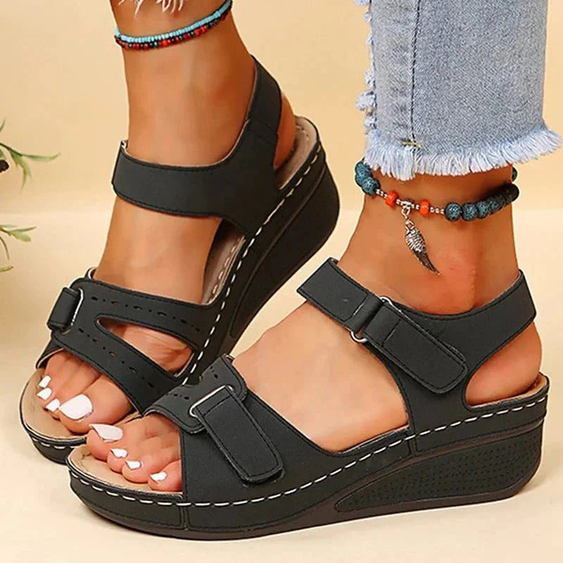 Alina | Women's Summer Strappy Wedge Sandals