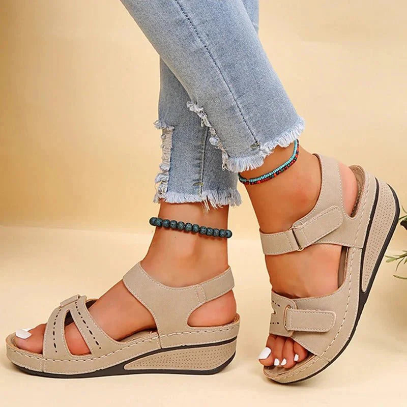 Alina | Women's Summer Strappy Wedge Sandals