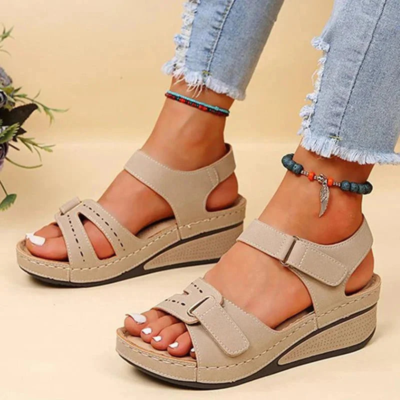 Alina | Women's Summer Strappy Wedge Sandals
