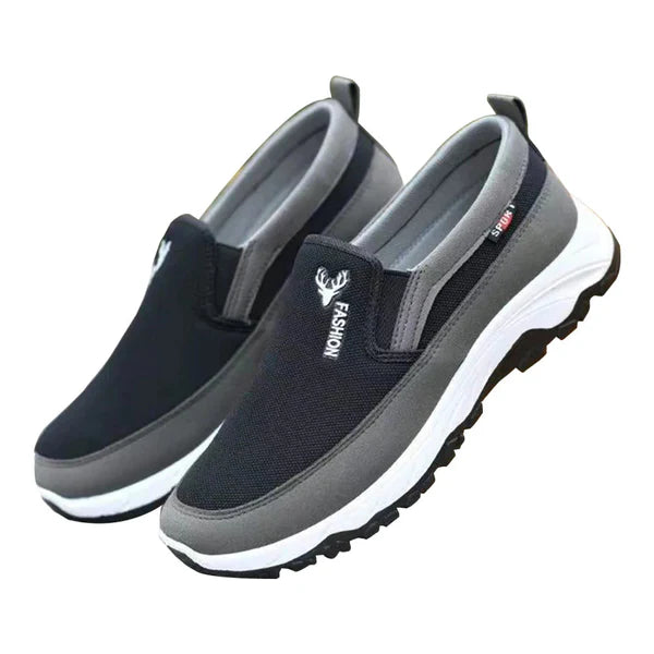 Arthur - Slip-On Walking Shoes with Cushioned Sole and Breathable Mesh
