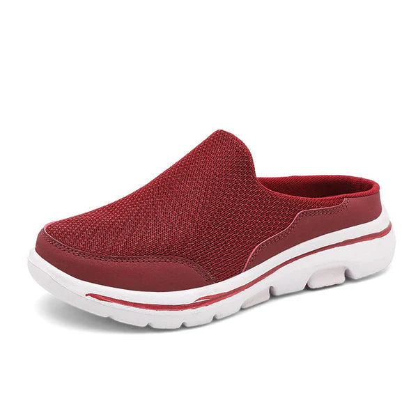 Cassian – Mesh Slip-On Mules with Cushioned Sole and Open Back Design
