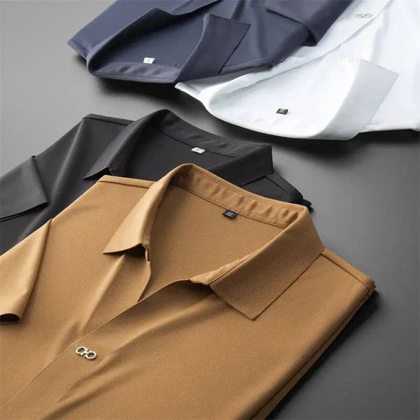 Darren – Short-Sleeve Shirt and Tapered Trousers Set for Casual Office Wear