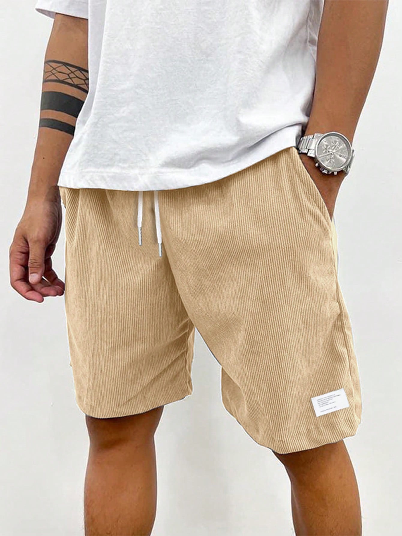 Elias | Men's Summer Relaxed Corduroy Shorts