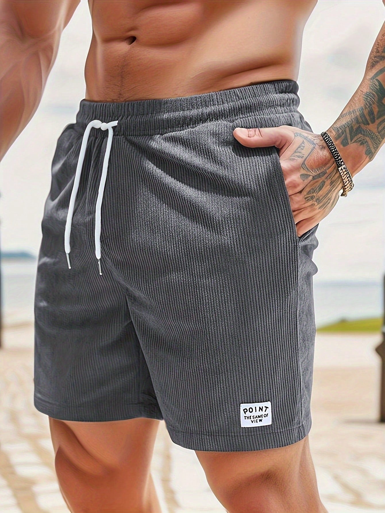 Elias | Men's Summer Relaxed Corduroy Shorts