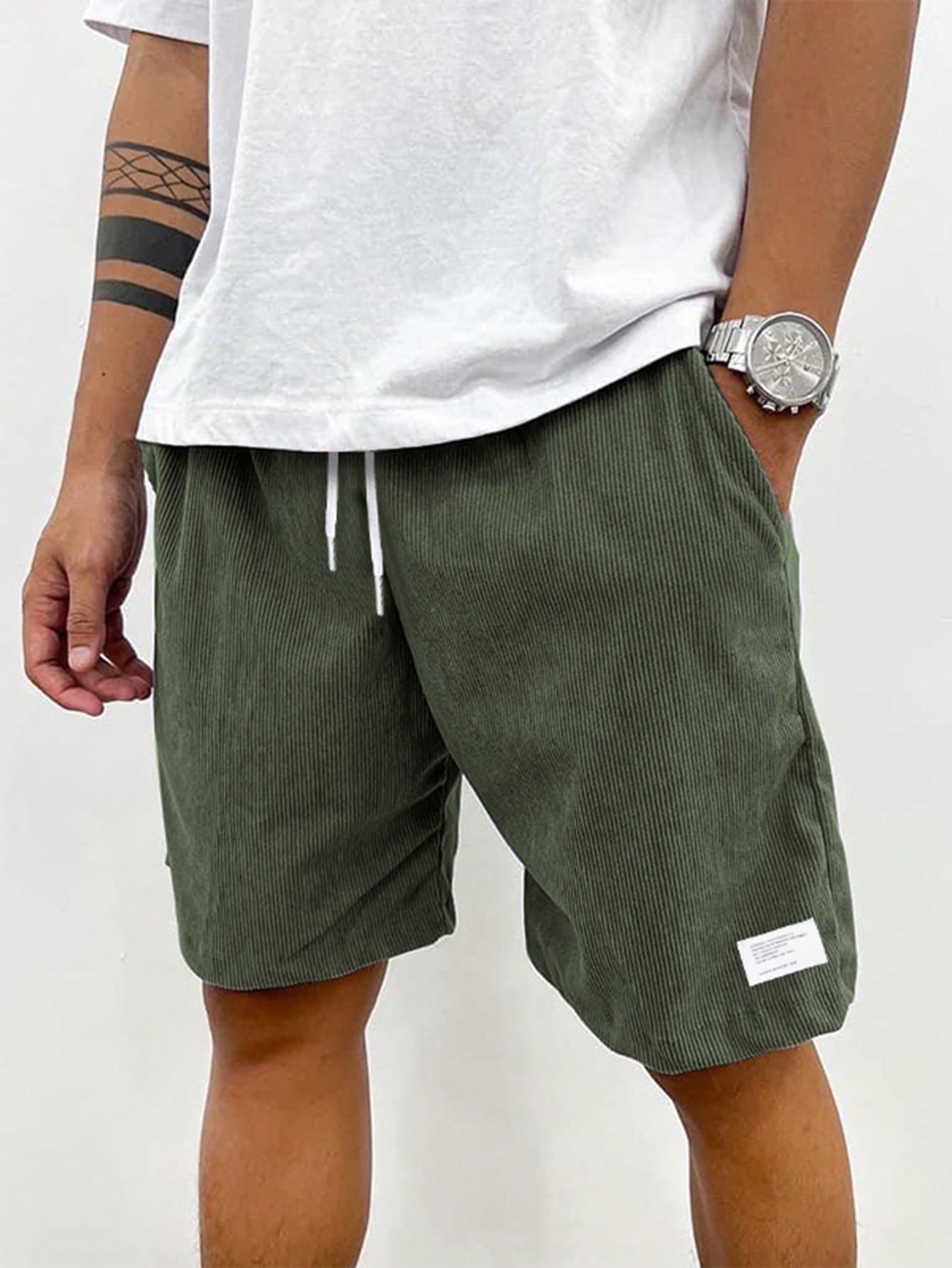 Elias | Men's Summer Relaxed Corduroy Shorts