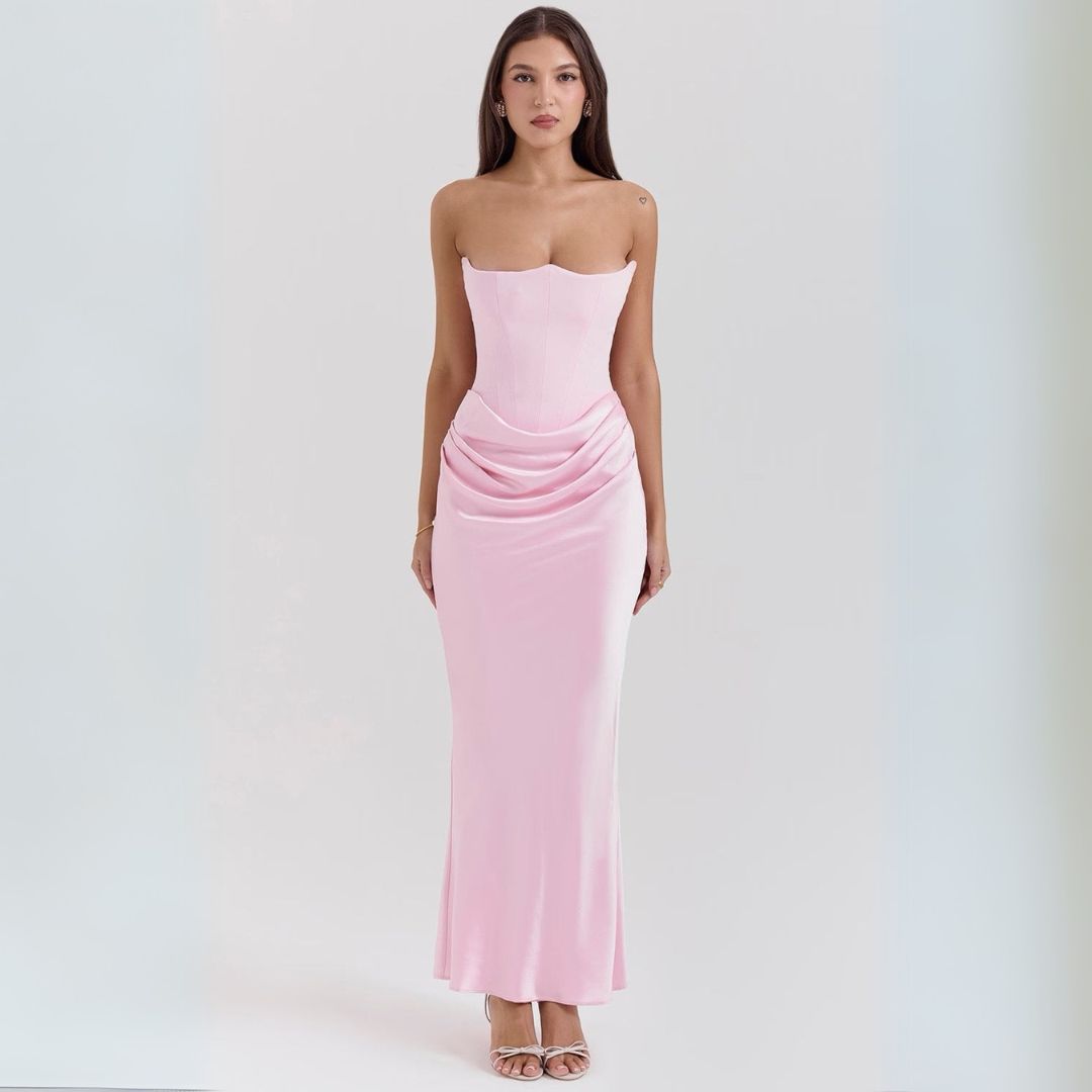 Elowen | Women's Formal Corset Maxi Dress