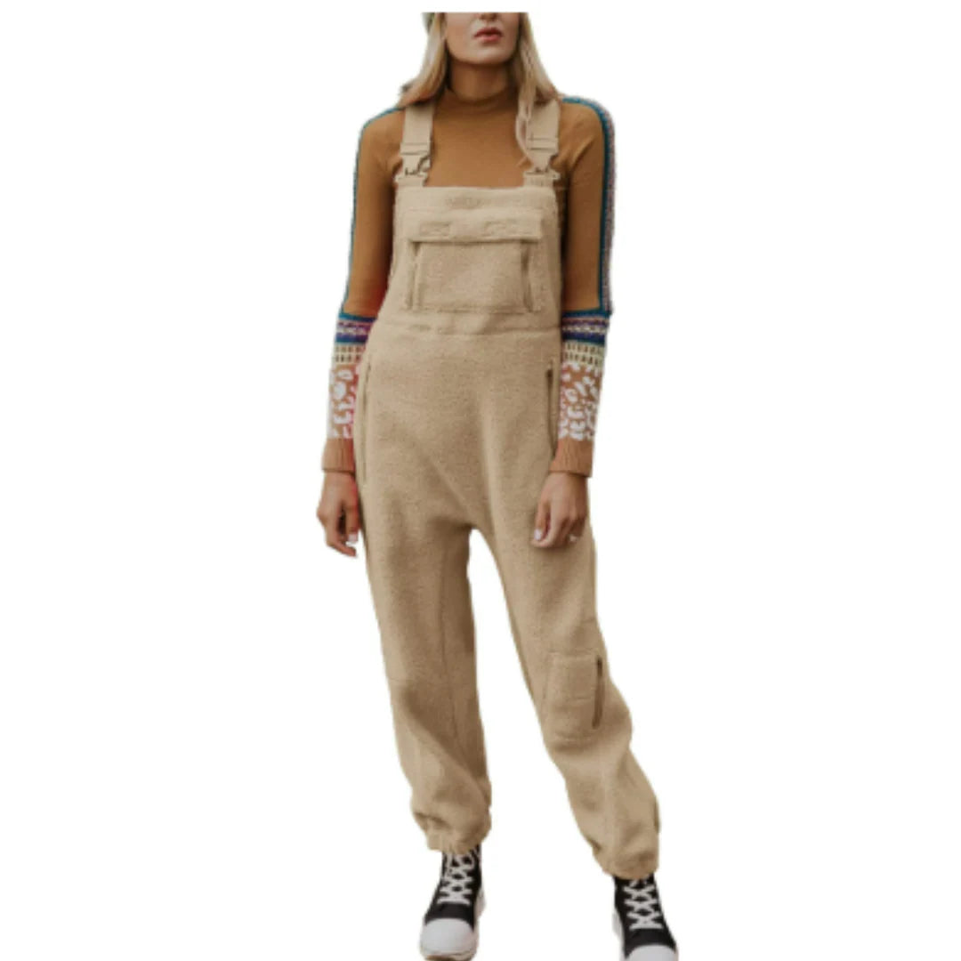Ezekiel – Cozy Overalls with Zipper Pockets for Casual Comfort