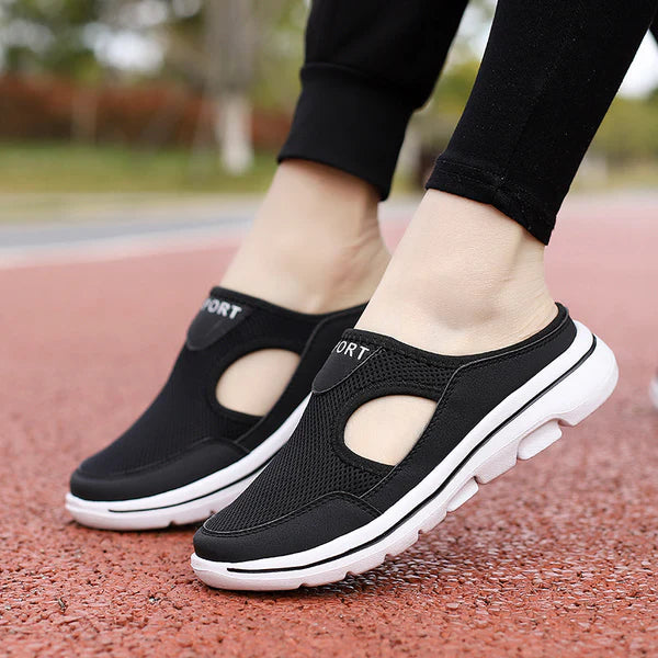 Grant – Mesh Slip-On Mules with Ventilated Sport Design