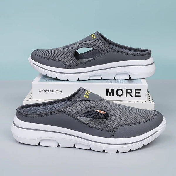 Grant – Mesh Slip-On Mules with Ventilated Sport Design