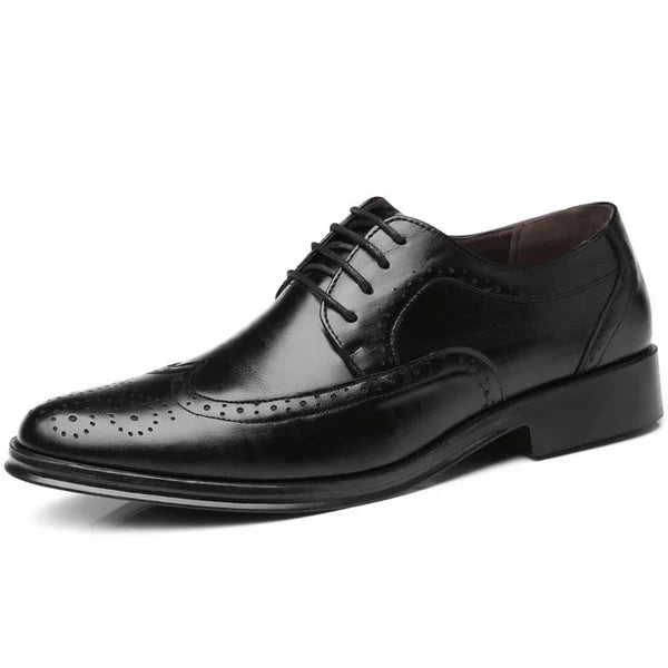 Hugh – Oxford Dress Shoes with Wingtip Brogue Detailing