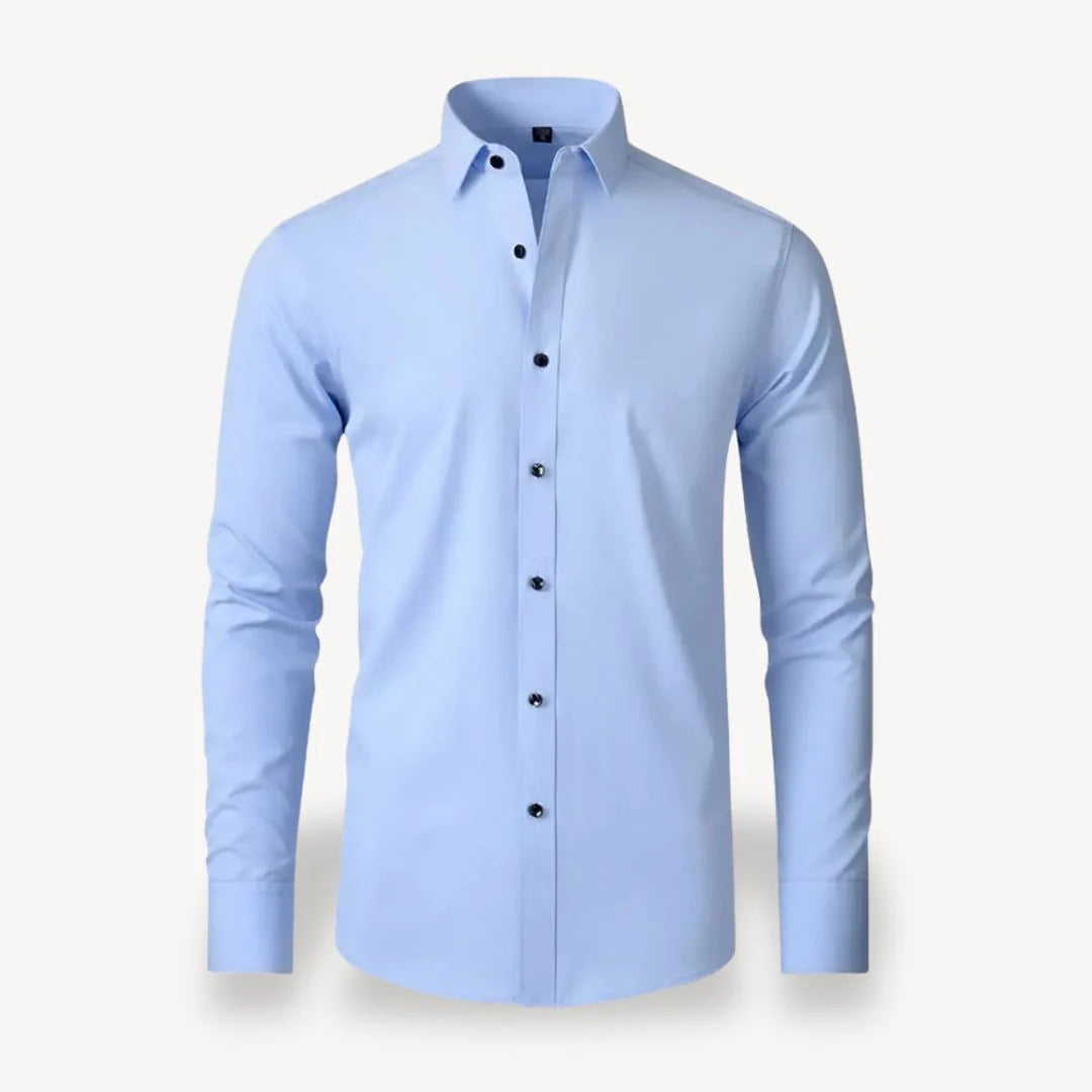 Liam - Slim-Fit Dress Shirt with Spread Collar