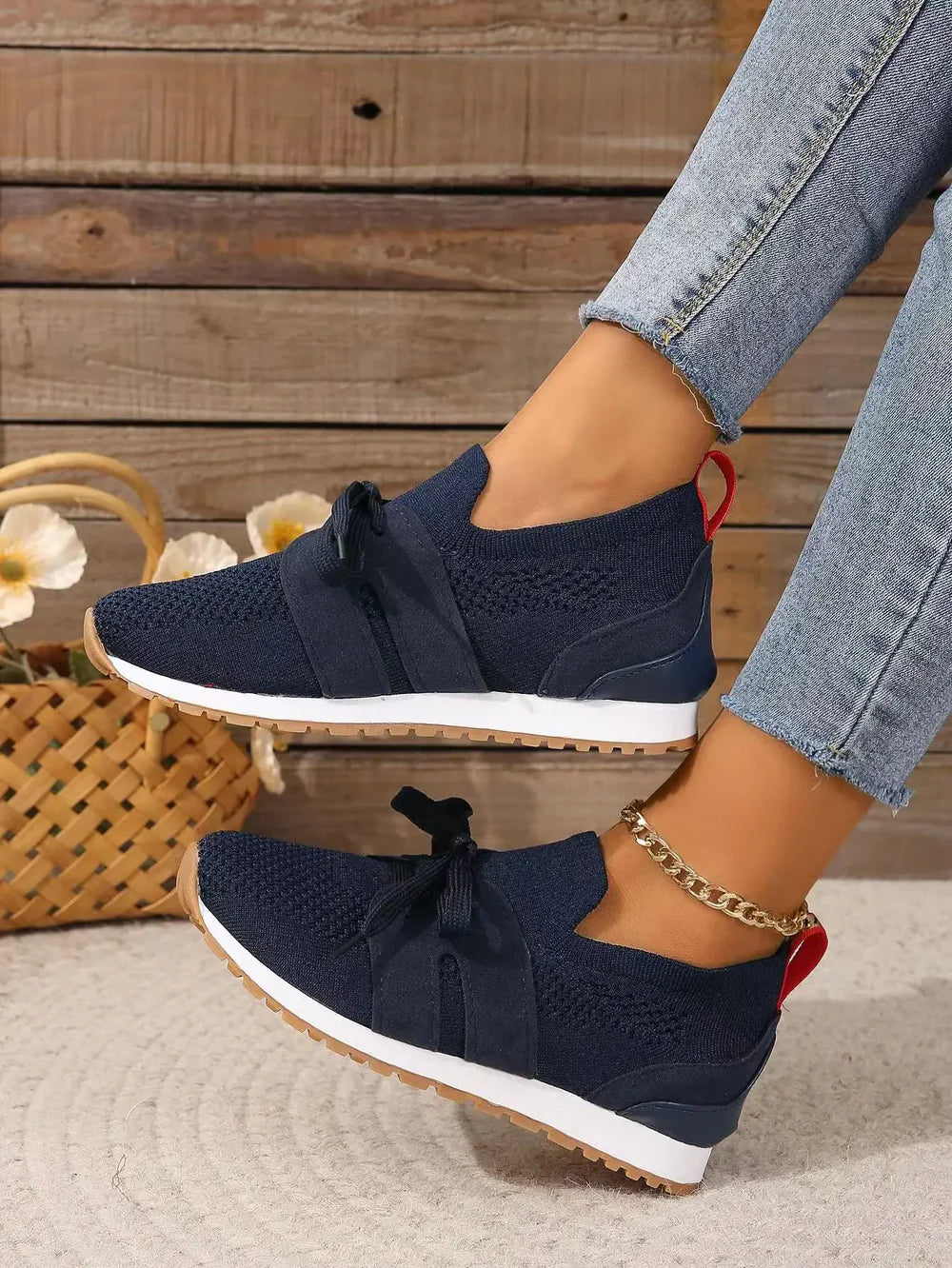 Maribel - Espadrille Wedge Sandals with Crisscross Straps