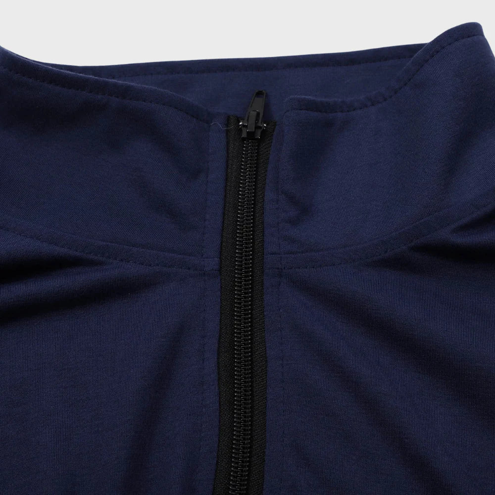Miles – Quarter-Zip Pullover with Stand Collar for Casual Layering