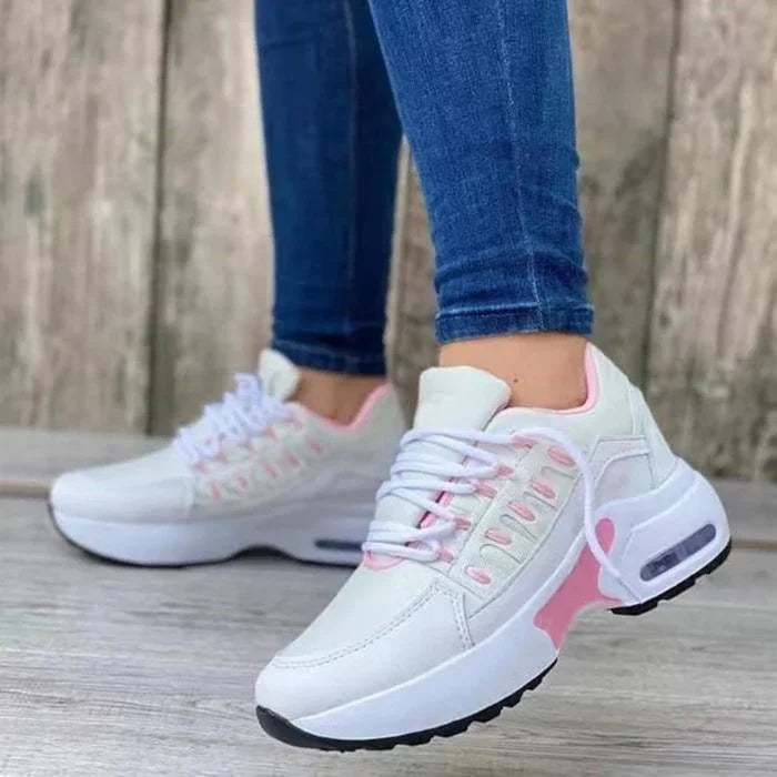 Mirael – Sporty Mesh Sneakers with Cushioned Sole and Air Lift Design