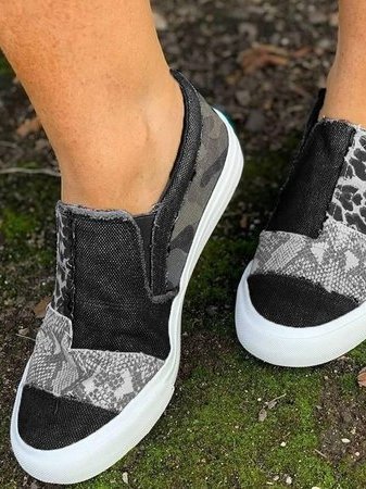 Noa | Women's All-Season Leopard Print Slip-On Shoes