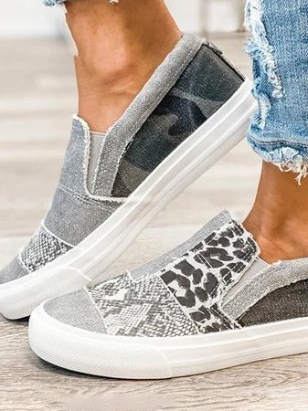 Noa | Women's All-Season Leopard Print Slip-On Shoes