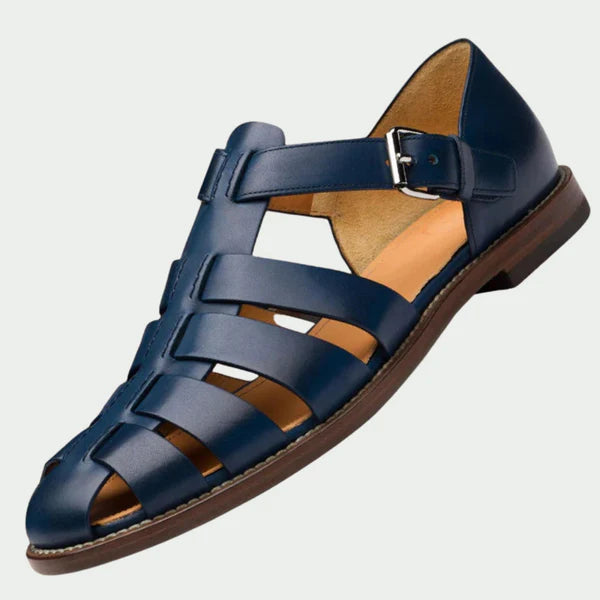 Nolan – Fisherman Sandals with Buckled Strap and Closed Toe Design