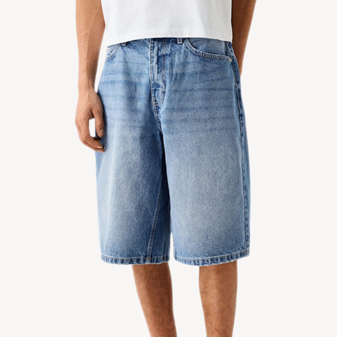 Thiago | Men's Summer Relaxed Fit Denim Shorts