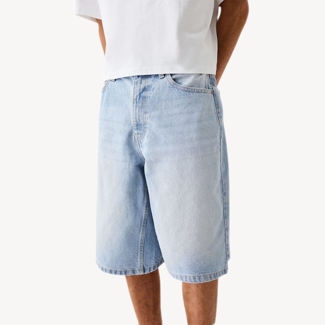 Thiago | Men's Summer Relaxed Fit Denim Shorts
