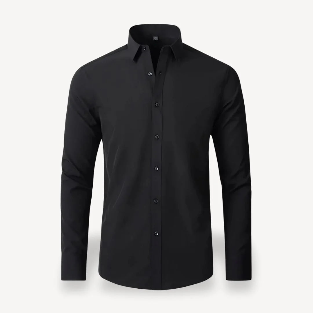 Liam - Slim-Fit Dress Shirt with Spread Collar