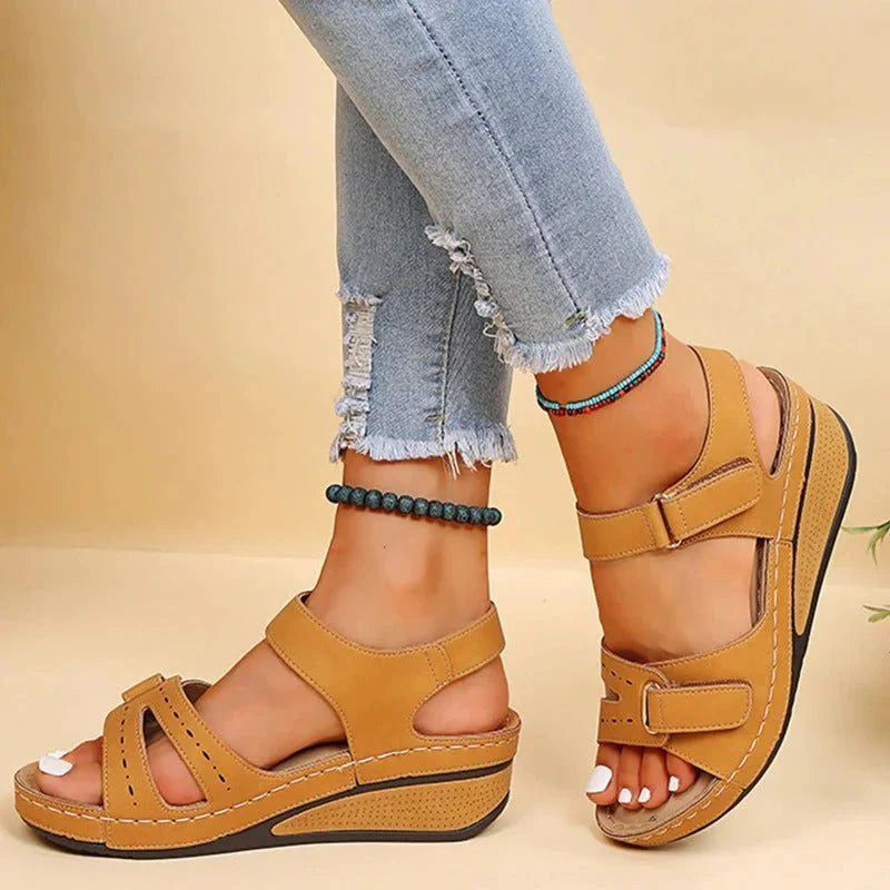 Alina | Women's Summer Strappy Wedge Sandals