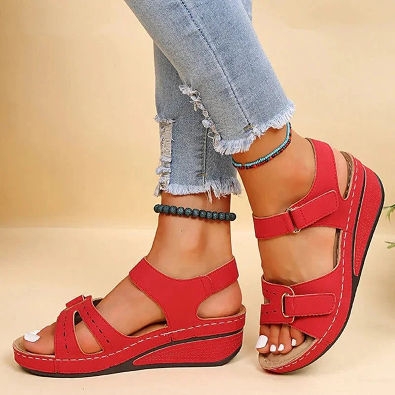 Alina | Women's Summer Strappy Wedge Sandals