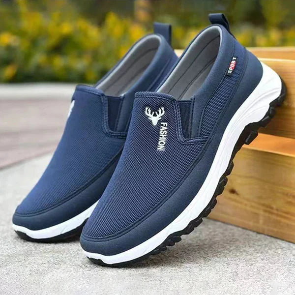 Arthur - Slip-On Walking Shoes with Cushioned Sole and Breathable Mesh