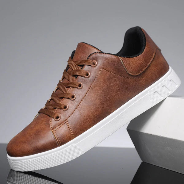 Brandon – Casual Low-Top Sneakers with Faux Finish