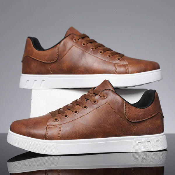 Brandon – Casual Low-Top Sneakers with Faux Finish