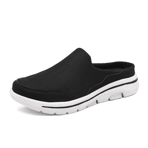 Cassian – Mesh Slip-On Mules with Cushioned Sole and Open Back Design