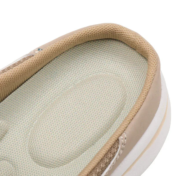 Cassian – Mesh Slip-On Mules with Cushioned Sole and Open Back Design