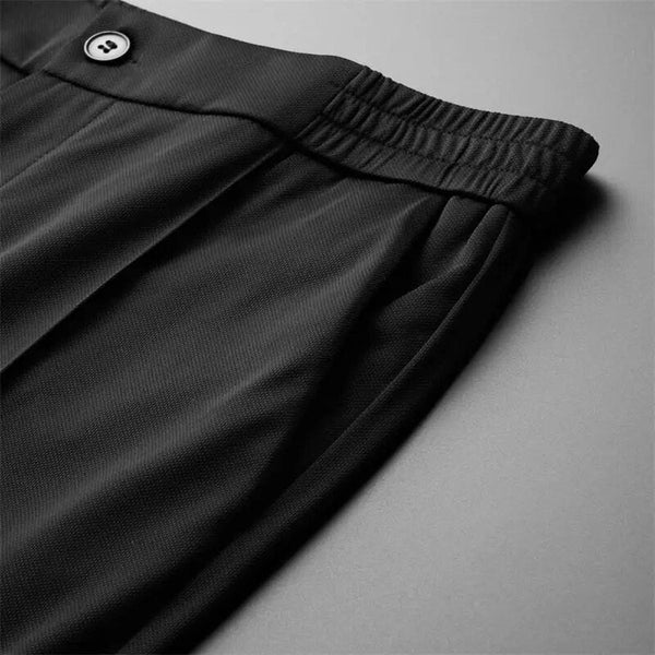 Darren – Short-Sleeve Shirt and Tapered Trousers Set for Casual Office Wear