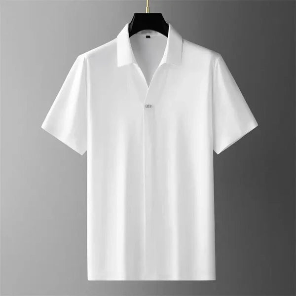 Darren – Short-Sleeve Shirt and Tapered Trousers Set for Casual Office Wear