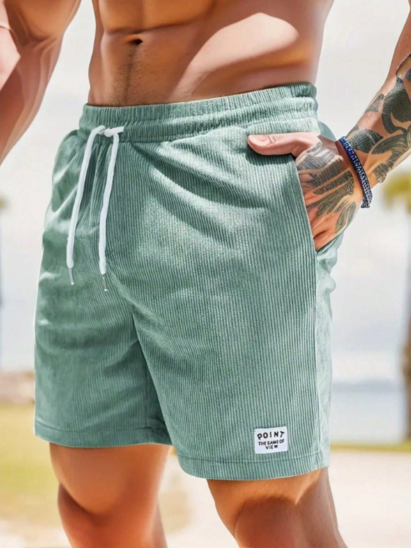 Elias | Men's Summer Relaxed Corduroy Shorts