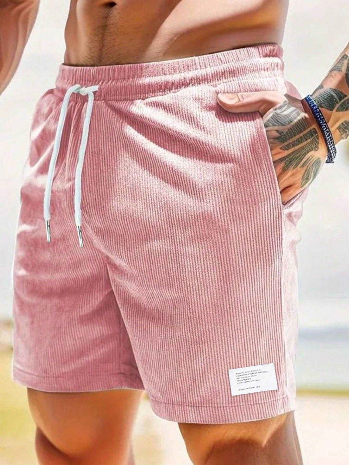 Elias | Men's Summer Relaxed Corduroy Shorts