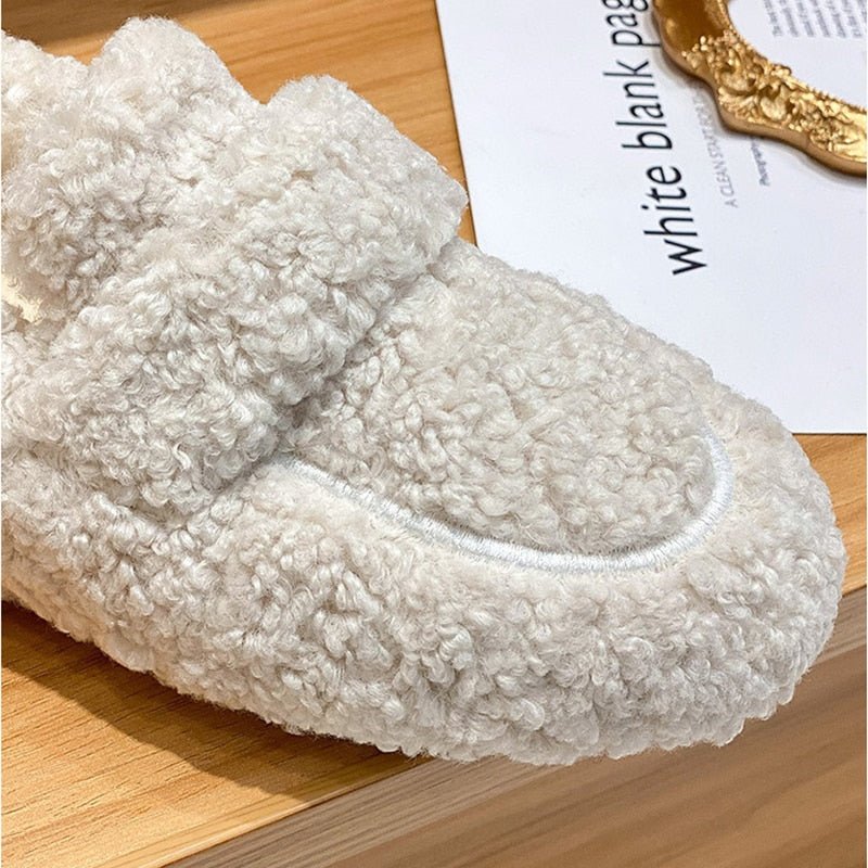 Elina | Women's Plush Slip-On Slippers