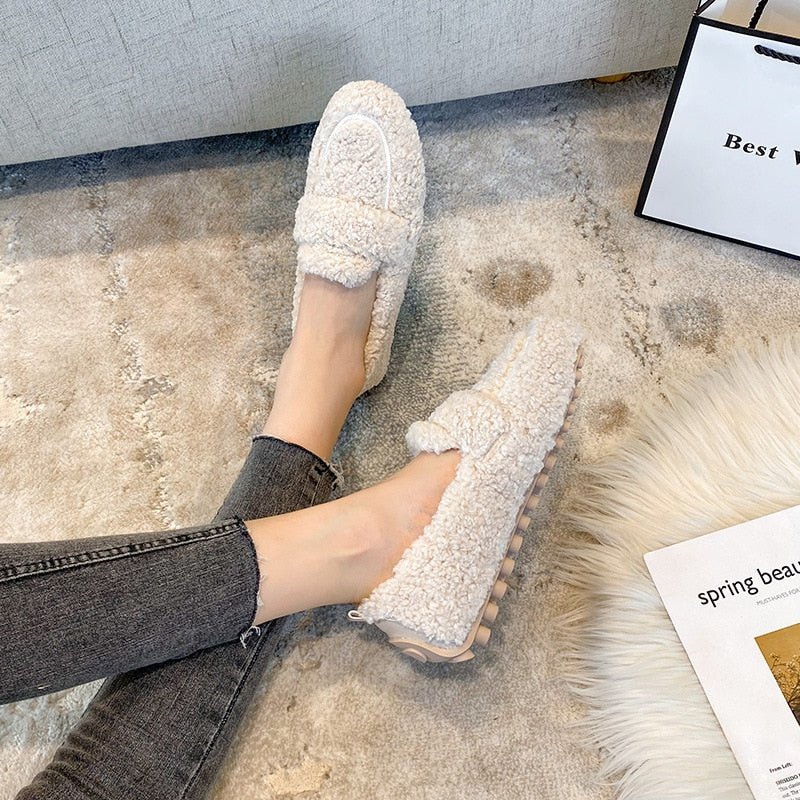 Elina | Women's Plush Slip-On Slippers