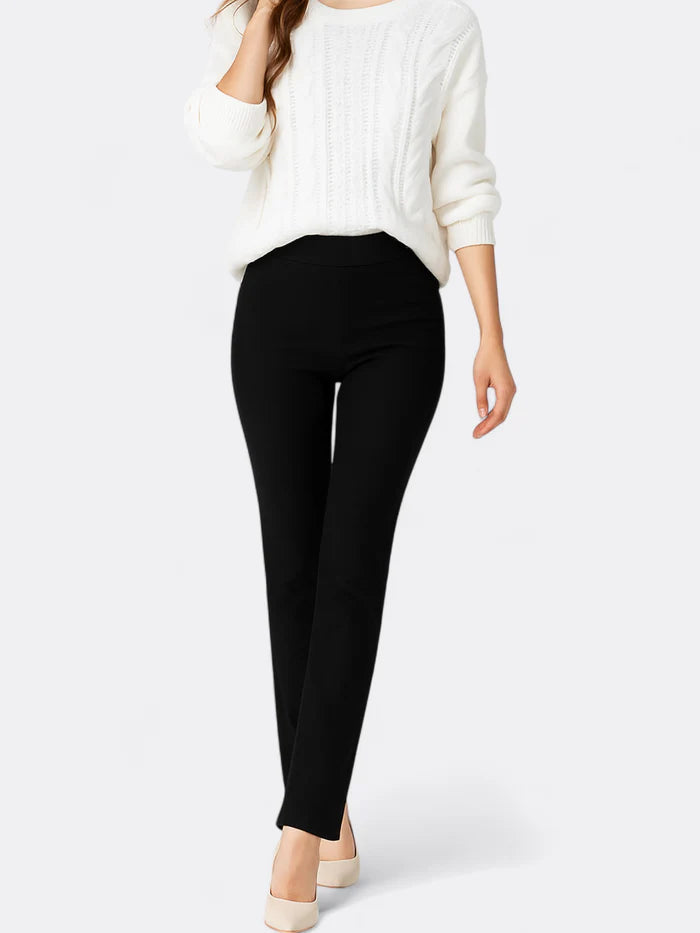 Elise – Slim Fit Trousers with High Waist and Office-Ready Style