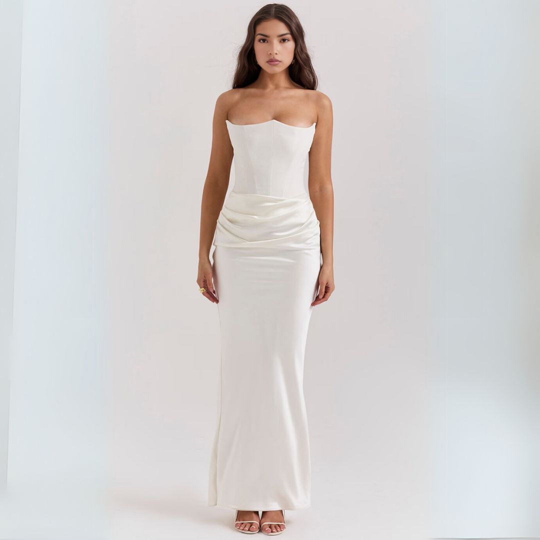 Elowen | Women's Formal Corset Maxi Dress