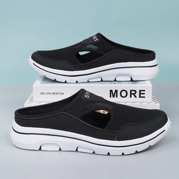 Grant – Mesh Slip-On Mules with Ventilated Sport Design