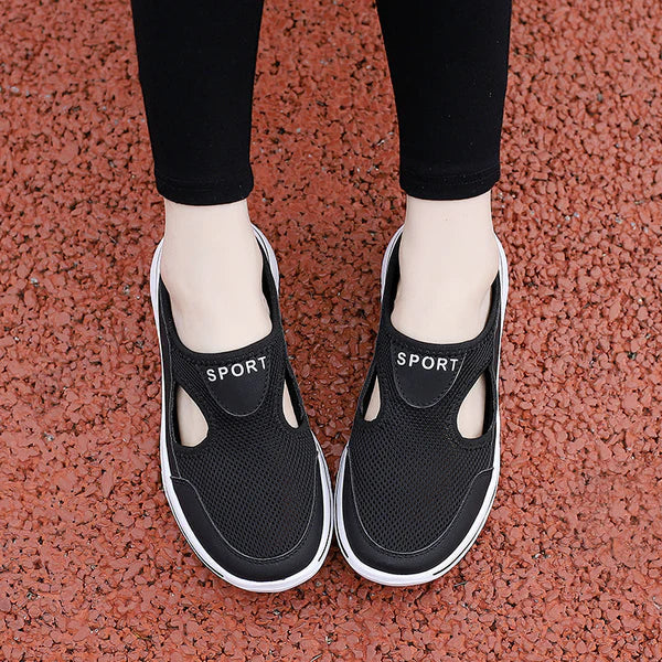 Grant – Mesh Slip-On Mules with Ventilated Sport Design