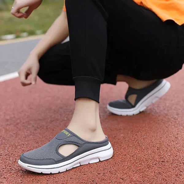 Grant – Mesh Slip-On Mules with Ventilated Sport Design