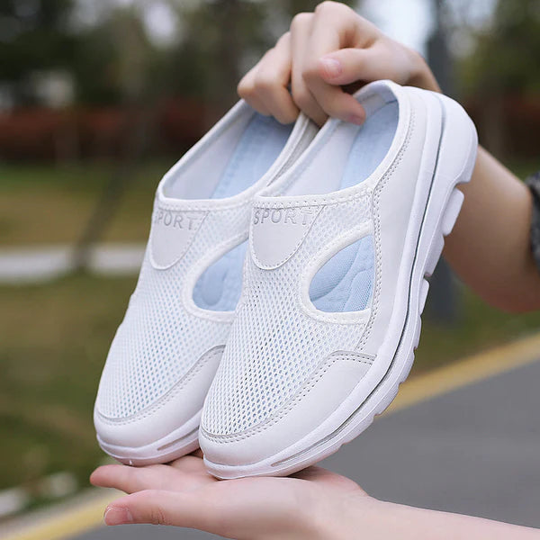 Grant – Mesh Slip-On Mules with Ventilated Sport Design