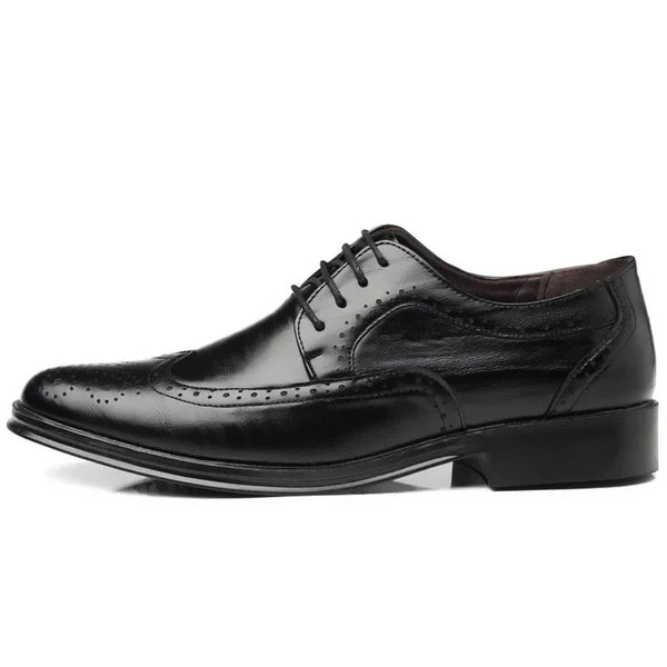 Hugh – Oxford Dress Shoes with Wingtip Brogue Detailing