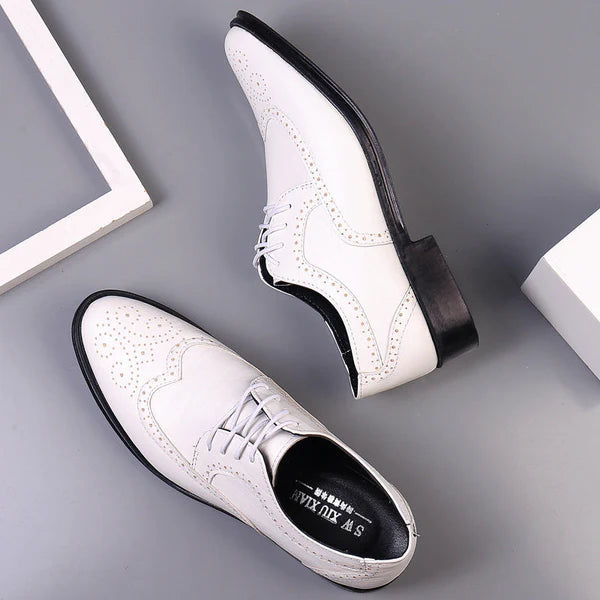 Hugh – Oxford Dress Shoes with Wingtip Brogue Detailing