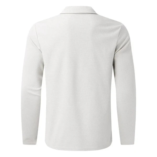 Isaac – Minimalist Polo Sweat Set with Slim Jogger Trousers