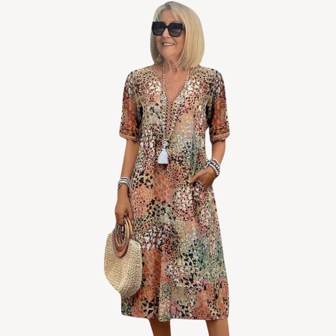 Isla | Women's Summer Floral Midi Dress