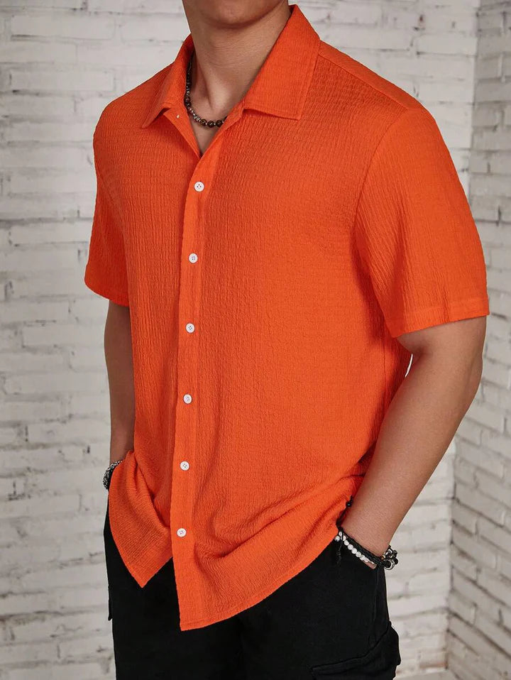 Jaxon – Casual Short Sleeve Shirt with Lightweight Fabric
