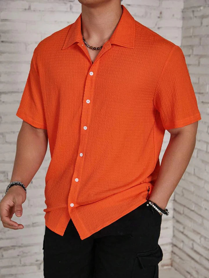 Jaxon – Casual Short Sleeve Shirt with Lightweight Fabric