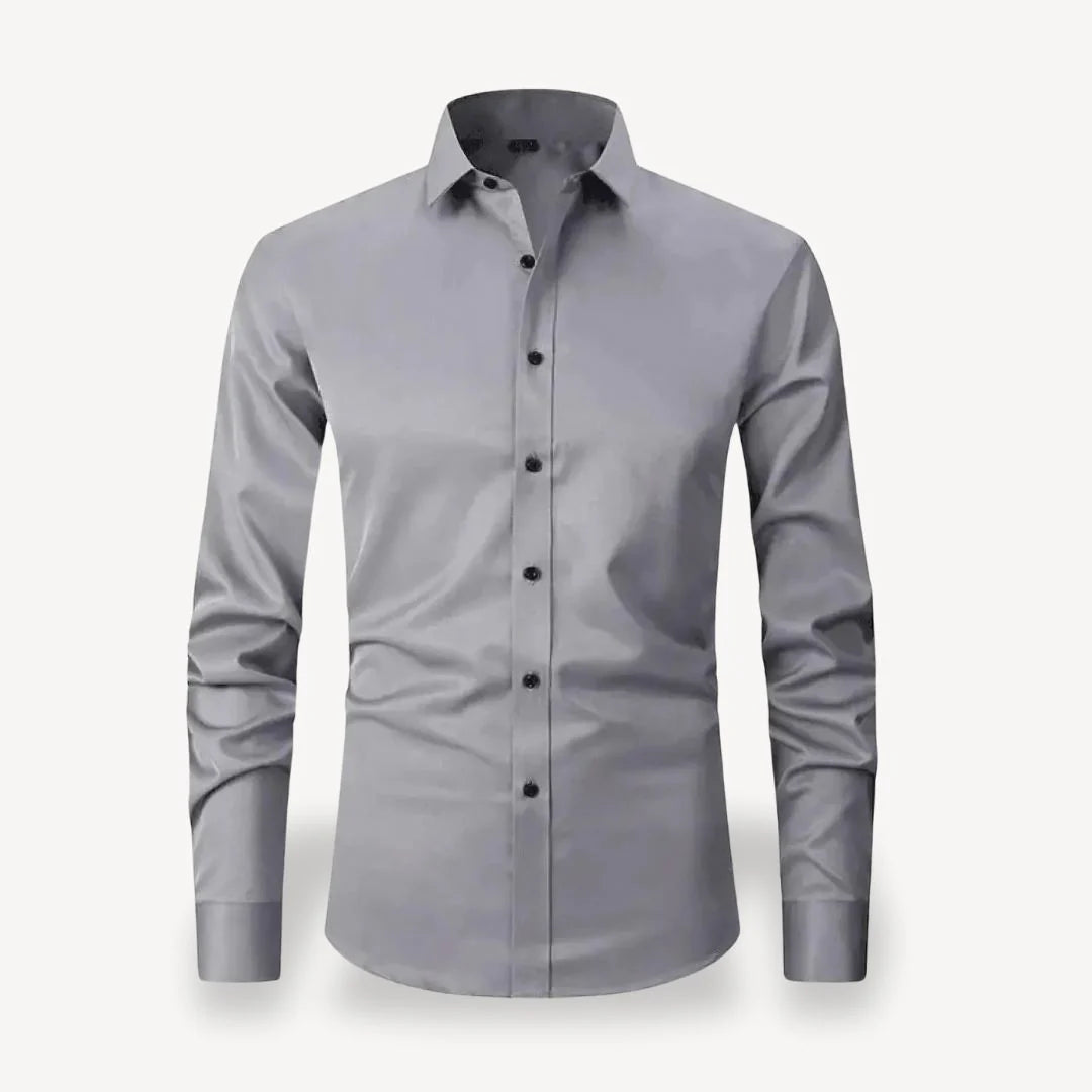 Liam - Slim-Fit Dress Shirt with Spread Collar